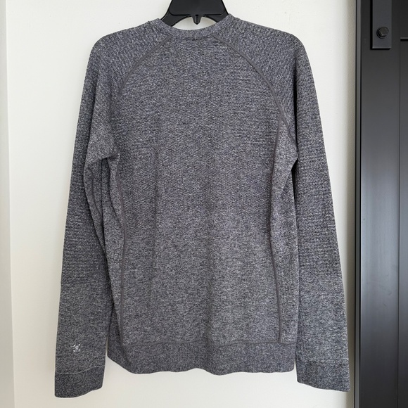 LULULEMON Gray Merino Wool Blend Engineered Warmth Crewneck Sweatshirt Small - Picture 6 of 6
